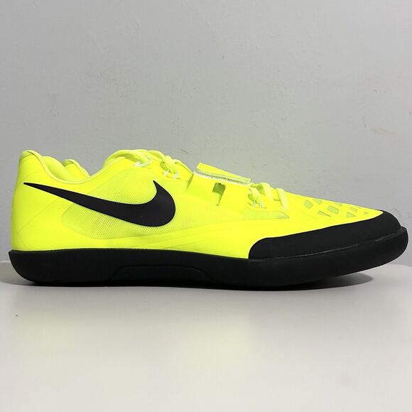 Nike Zoom SD 4 “Volt Black” Men’s Size 15 Mint Foam Cave Purple Throwing Shoes - Picture 2 of 8